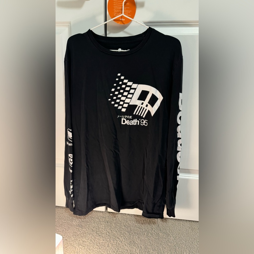 Cool Shirtz "Deathsoft '95" black long sleeve shirt